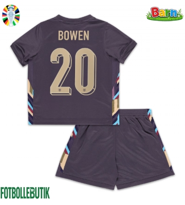 England Jarrod Bowen #20 Bortaställ Barn EM 2024 Kortärmad (+ Korta byxor)